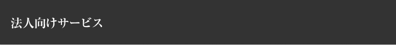 法人向けサービス